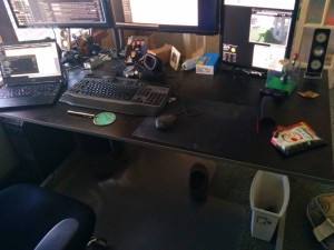 75% clean workspace